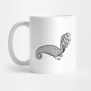 Vintage Heraldic Hydra Mug